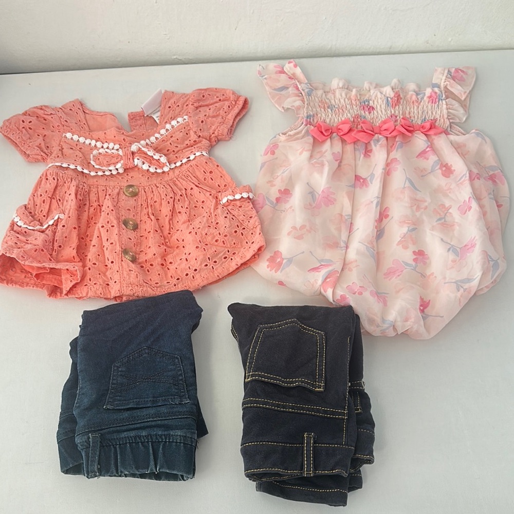 Lot of 4 pcs | 12 months old Baby girl